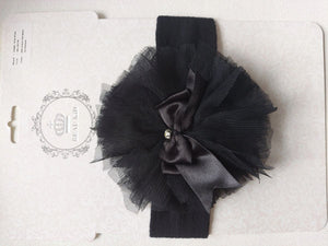 Beau Kids Tutu headbands (Ivory, Black, Navy, White, Yellow, Red, Baby Pink, Dusky Pink, Fuschia and Biscuit)