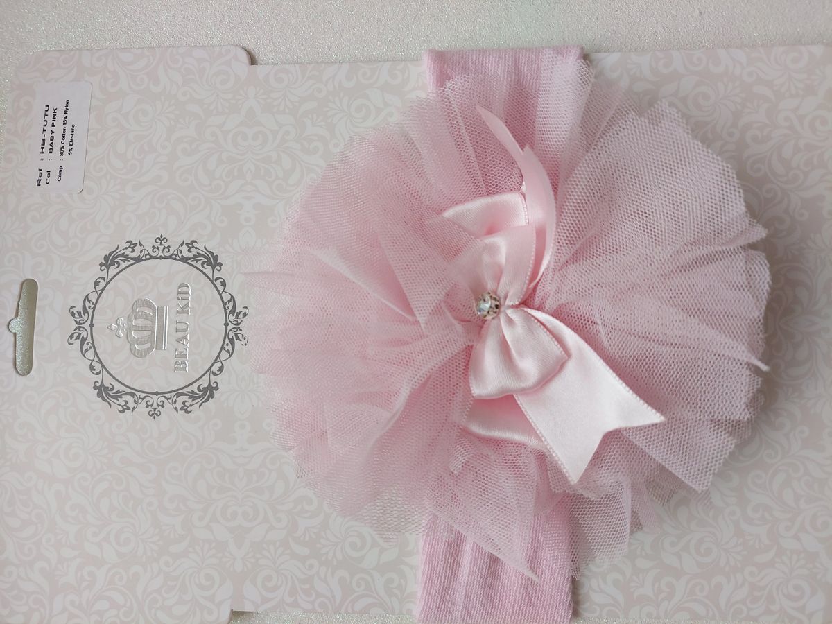 Beau Kids Tutu headbands (Ivory, Black, Navy, White, Yellow, Red, Baby Pink, Dusky Pink, Fuschia and Biscuit)