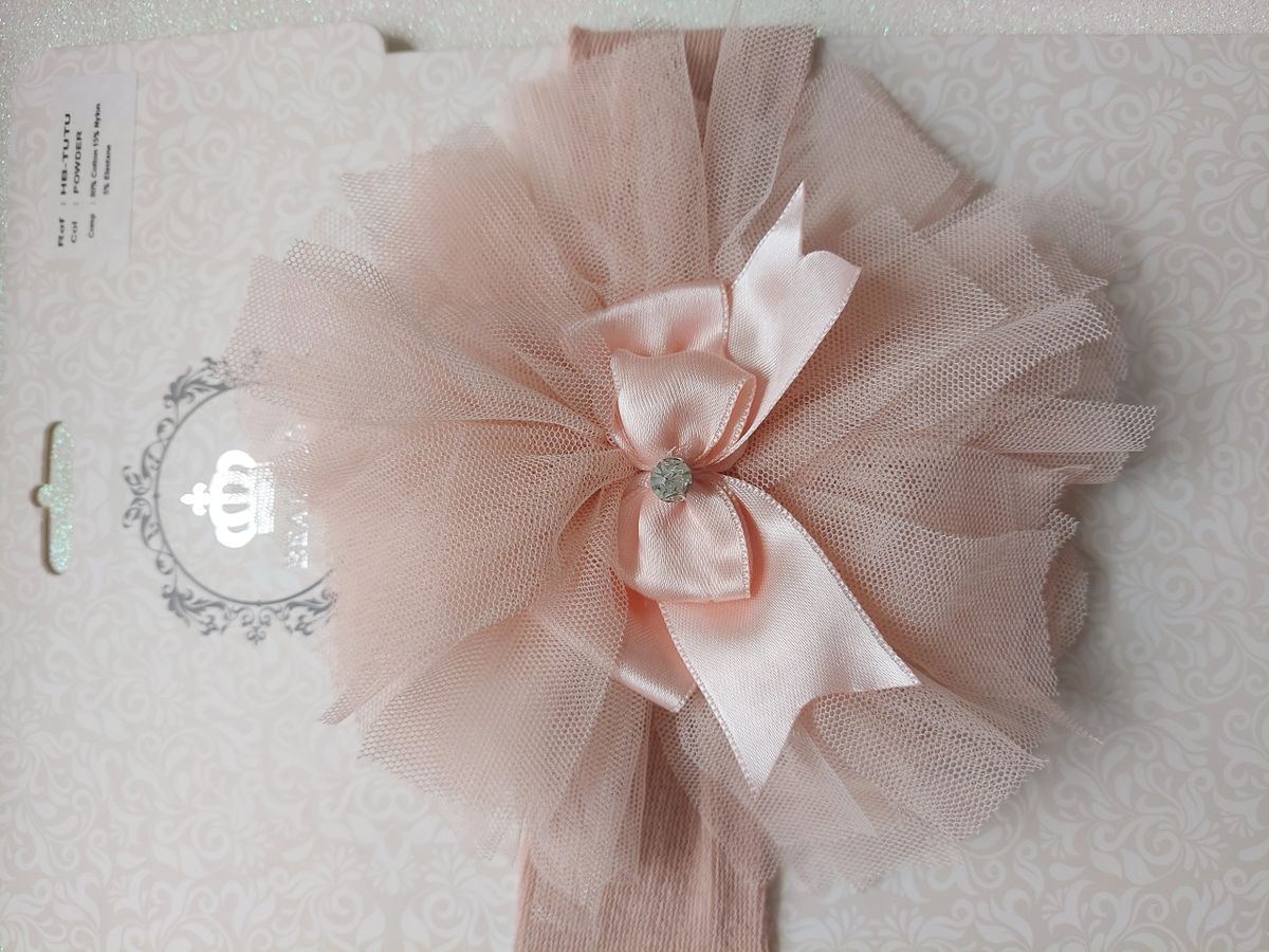 Beau Kids Tutu headbands (Ivory, Black, Navy, White, Yellow, Red, Baby Pink, Dusky Pink, Fuschia and Biscuit)