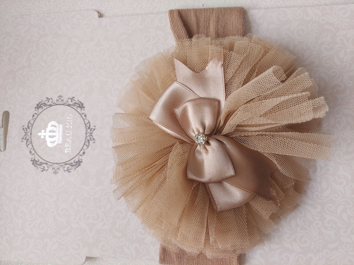 Beau Kids Tutu headbands (Ivory, Black, Navy, White, Yellow, Red, Baby Pink, Dusky Pink, Fuschia and Biscuit)