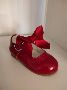 Red Patent Leather Beau kids Mary Janes