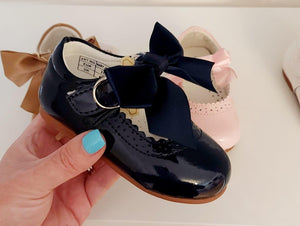 Navy Patent Leather Beau kids Mary Janes